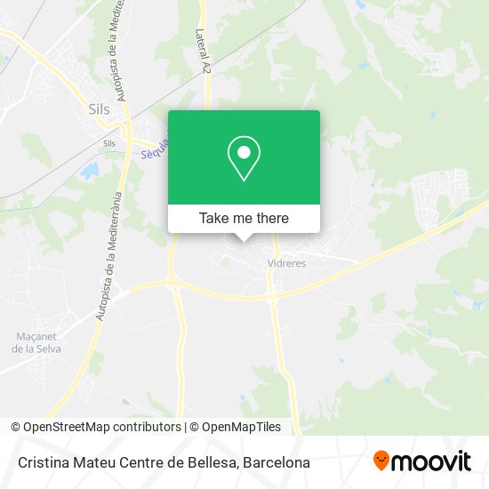 Cristina Mateu Centre de Bellesa map