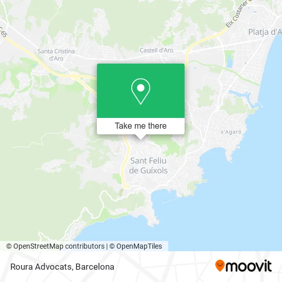 Roura Advocats map