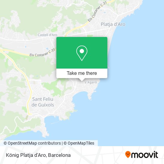 König Platja d'Aro map