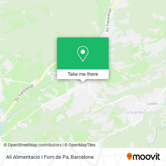 Ali Alimentació I Forn de Pa map