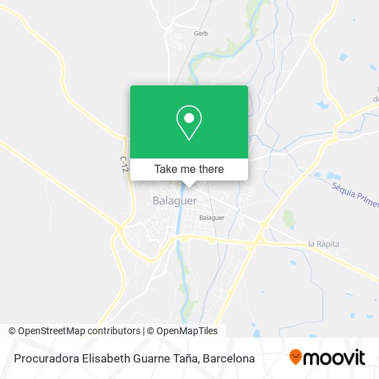 Procuradora Elisabeth Guarne Taña map