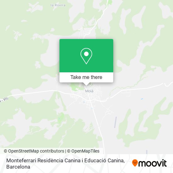 Monteferrari Residència Canina i Educació Canina map