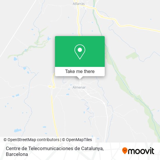 Centre de Telecomunicaciones de Catalunya map