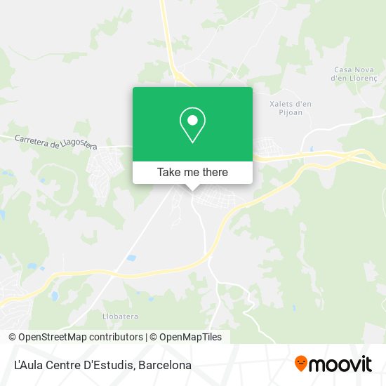 L'Aula Centre D'Estudis map