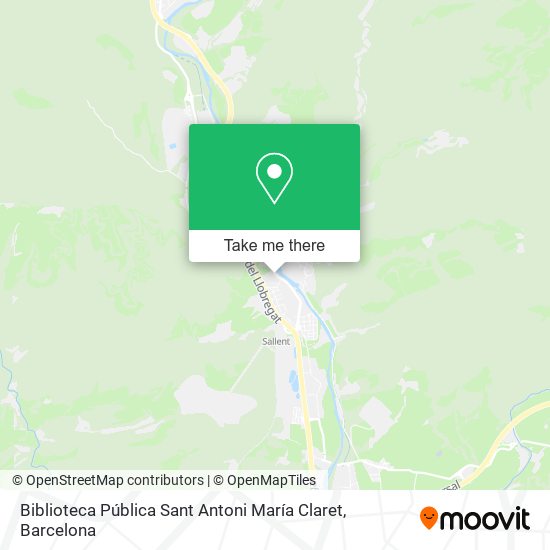 Biblioteca Pública Sant Antoni María Claret map