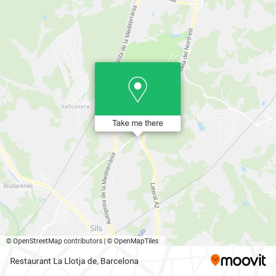 Restaurant La Llotja de map