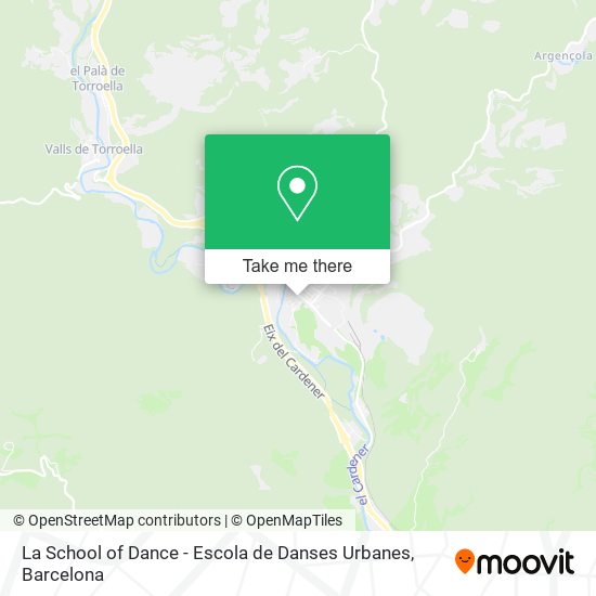 La School of Dance - Escola de Danses Urbanes map