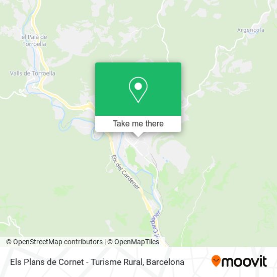 Els Plans de Cornet - Turisme Rural map