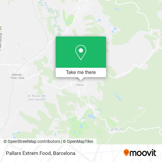 Pallars Extrem Food map