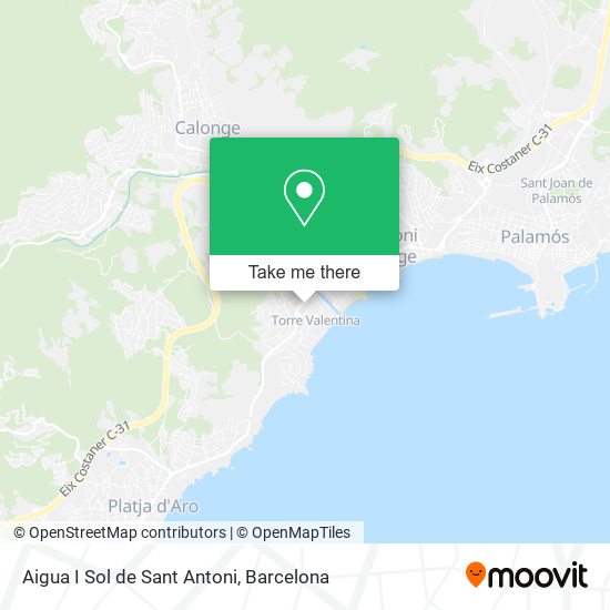 Aigua I Sol de Sant Antoni map