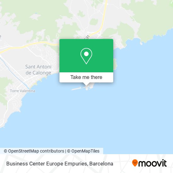Business Center Europe Empuries map