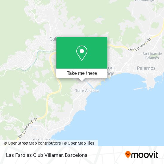 Las Farolas Club Villamar map