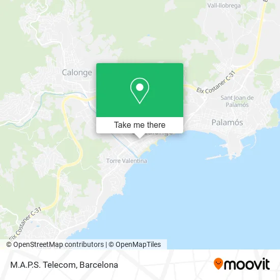 M.A.P.S. Telecom map