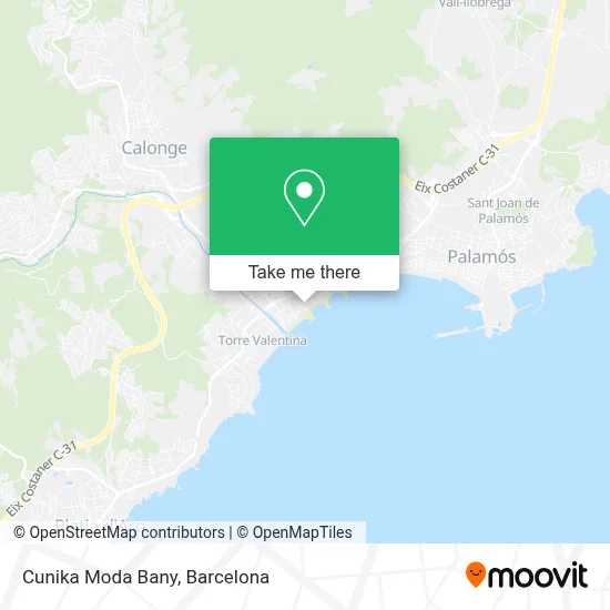 Cunika Moda Bany map