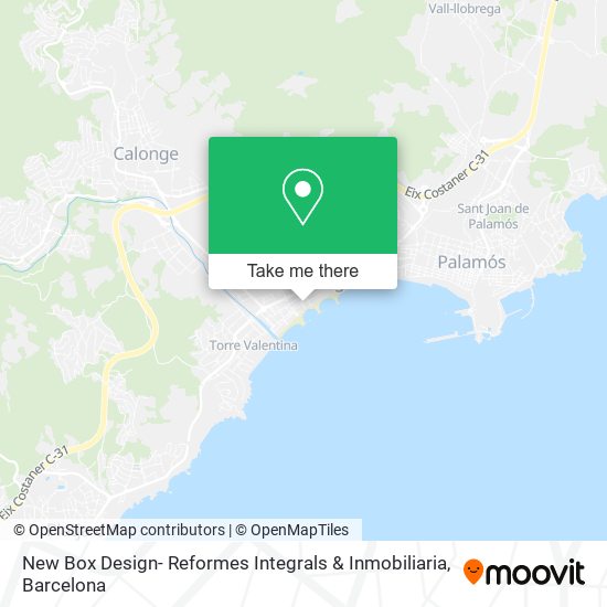 New Box Design- Reformes Integrals & Inmobiliaria map