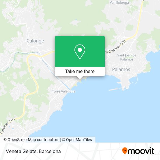 Veneta Gelats map