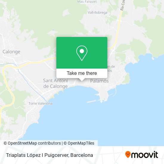 Triaplats López I Puigcerver map