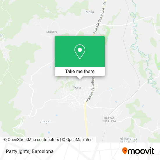 Partylights map