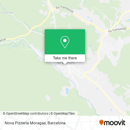 Nova Pizzería Moragas map