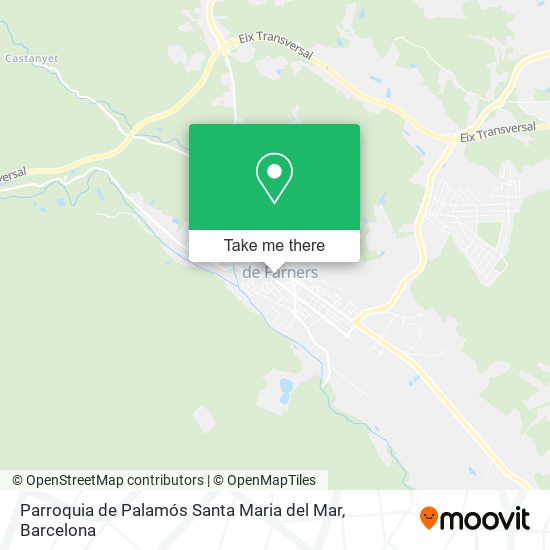 Parroquia de Palamós Santa Maria del Mar map