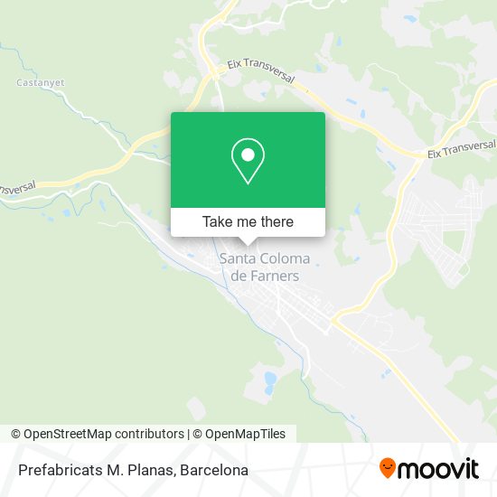 Prefabricats M. Planas map