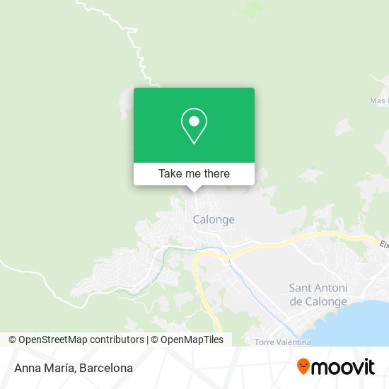 Anna María map