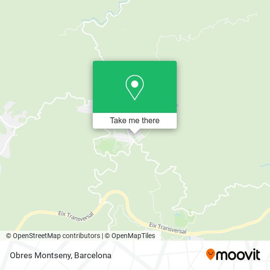 Obres Montseny map