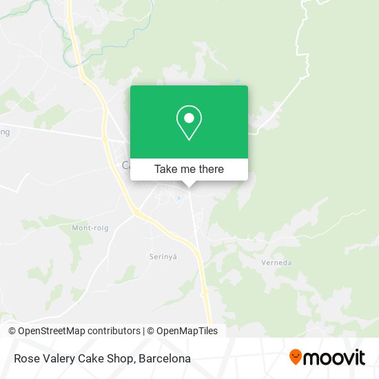 Rose Valery Cake Shop map