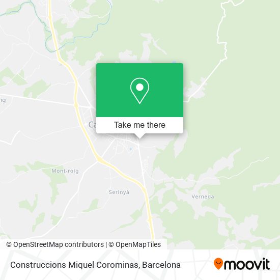 Construccions Miquel Corominas map