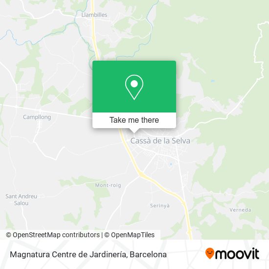 Magnatura Centre de Jardinería map