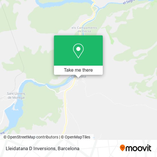 Lleidatana D Inversions map