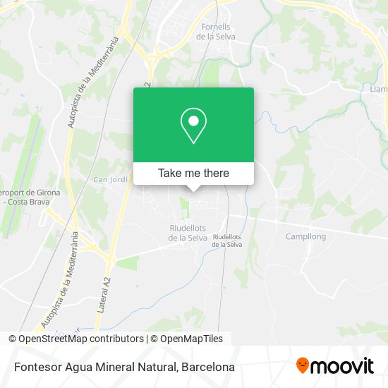 Fontesor Agua Mineral Natural map