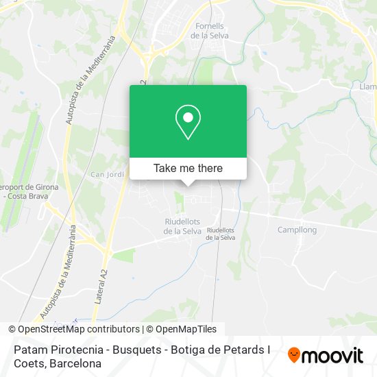 Patam Pirotecnia - Busquets - Botiga de Petards I Coets map