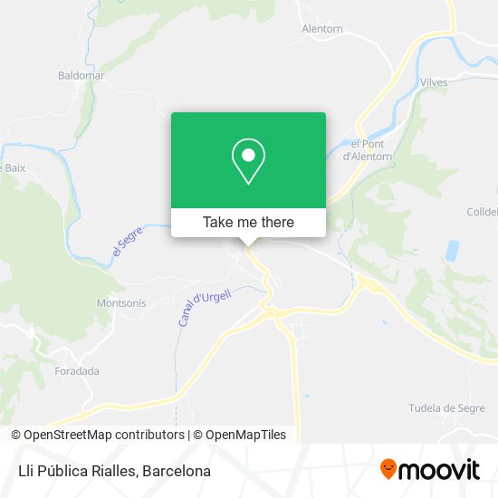 Lli Pública Rialles map