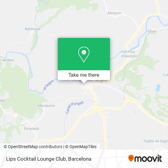 Lips Cocktail Lounge Club map
