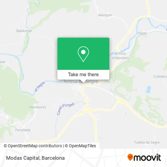 Modas Capital map
