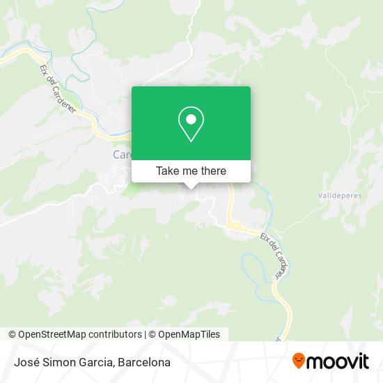 José Simon Garcia map