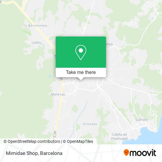 Mimidae Shop map