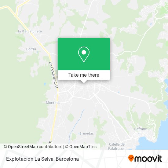 Explotación La Selva map