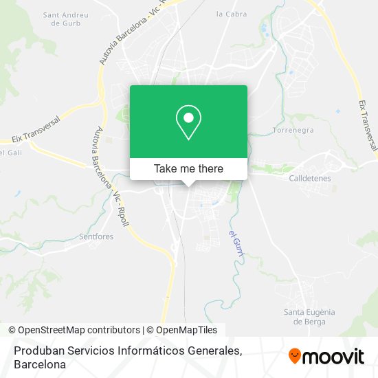 Produban Servicios Informáticos Generales map