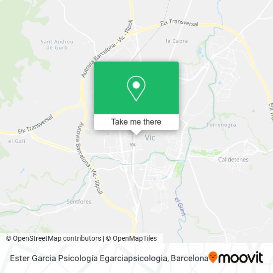 Ester Garcia Psicología Egarciapsicologia map