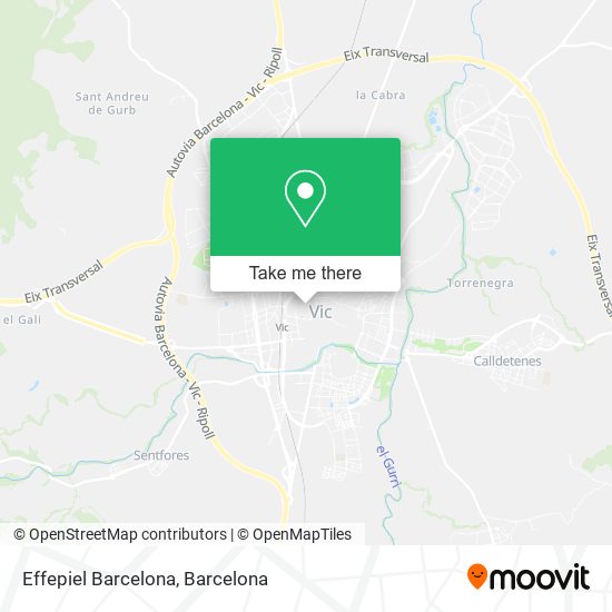 mapa Effepiel Barcelona