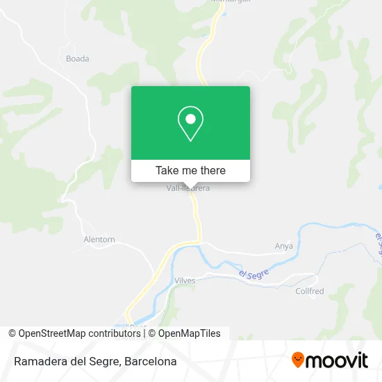 Ramadera del Segre map