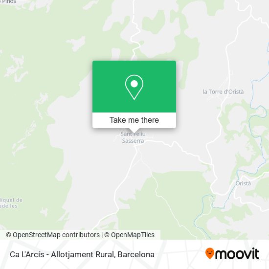 Ca L'Arcís - Allotjament Rural map