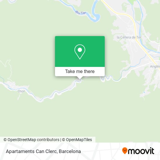 Apartaments Can Clerc map