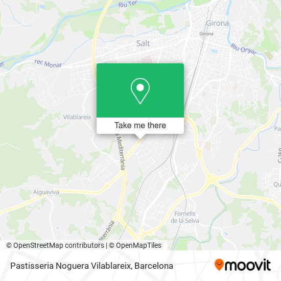 mapa Pastisseria Noguera Vilablareix