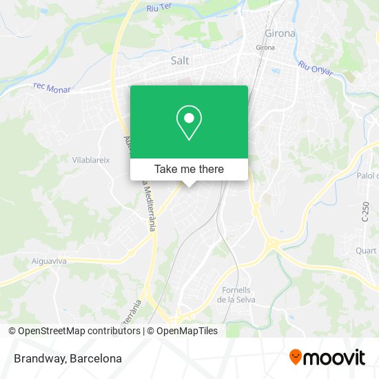 Brandway map