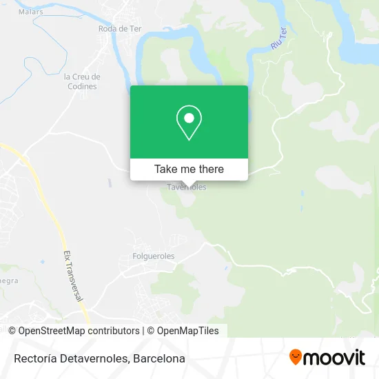 Rectoría Detavernoles map