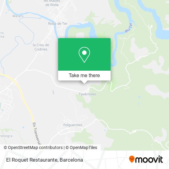 mapa El Roquet Restaurante