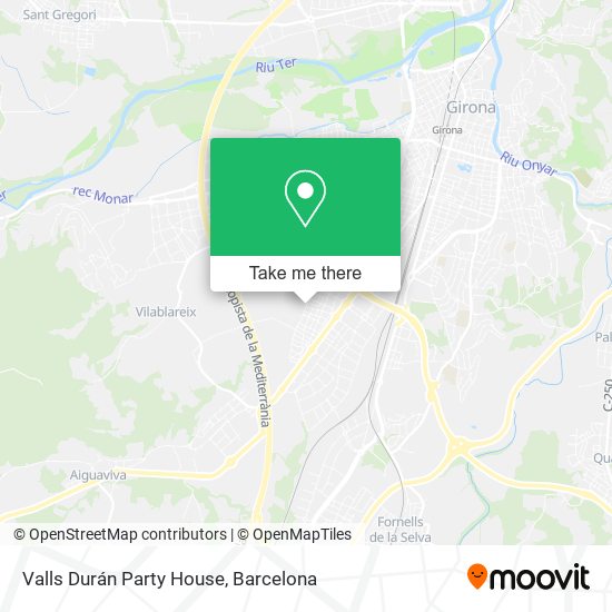 Valls Durán Party House map